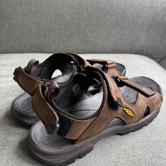 Keen Men's Targhee III Open Toe Sandal Brown Casual Outdoor Hiking Sz 13 - Picture 4 of 11